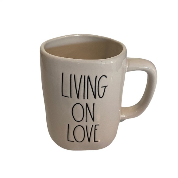 Rae Dunn Coffee Mug “Living on Love - Picture 1 of 3
